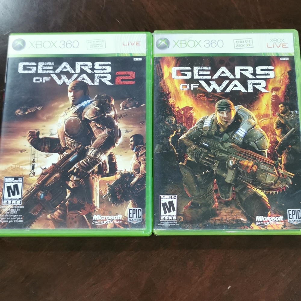 Gears of war 1 & 2 Xbox 360